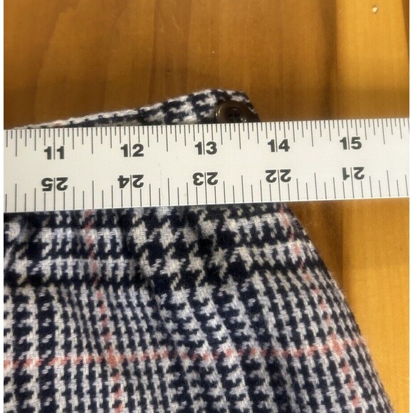 Pendleton Women’s Pencil Skirt Size 6 Vintage Wool Houndstooth Button Closure. - Picture 5 of 9